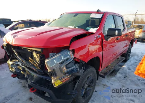 2019 Chevrolet Silverado 1500 Lt Trail Boss z USA, uszkodzony, nr VIN 3GCPYFED9KG195651